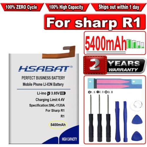 HSABAT 5400mAh 456080 Battery for Sharp R1