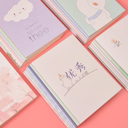 A5 B5 Notebook Creative School Office Note Books Stationery Wholesale Notebooks 32 Pages 4 Packs