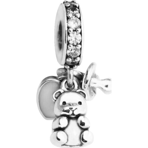 Baby Treasures Dangle Charms 925 Sterling Silver Beads for Jewelry Making Fits Original Bracelet Argent Women DIY Gift Berloques