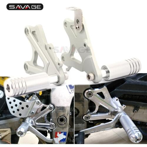 For KAWASAKI ZX-6R ZX-6RR 2003 2004 ZX6R ZX6RR Motorcycle Accessories Bracket Mount Front Foot Pedal Peg Footrest