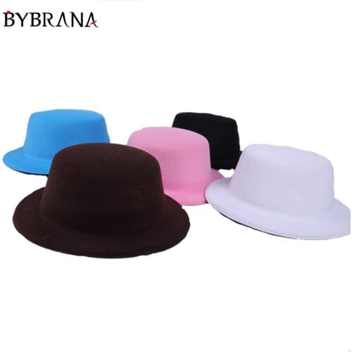 Bybrana 5 Styles Doll Hat Headwear Accessories For 1/3 1/4 1/6 1/8 1/12 Doll Gift New 2020 Toys for Girls