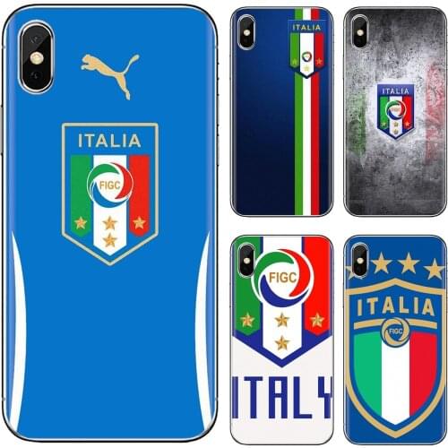 Team-logo-C-Italy-National-Soccer Silicone Case Cover For Huawei Mate 20 30 40 7 8 9 10 Lite Pro P Smart 2018 2019 Plus G7 G8