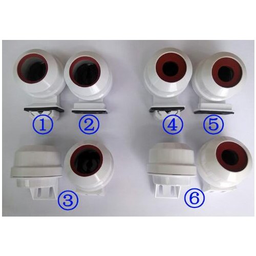 Mix 6kinds waterproof ip67 G5 G13 T5 T8 lamp bracket light holders for led light tube, aquarium etc