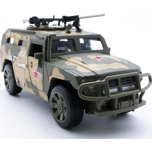 1:32 scale alloy pull back SUV model,tiger military armored vehicles,4 open doors,metal diecasts,sound light toy,Free Shipping