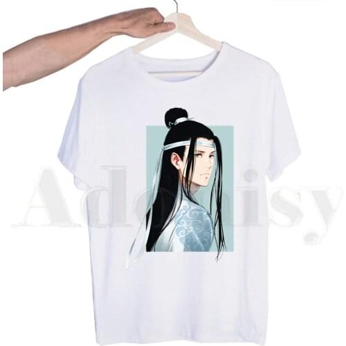Mo Dao Zu Shi Wei WuXian Lan Wangji Harajuku T-shirt for Men Short Sleeve Men Tops T Shirt for Male White T Shirt Women Tees