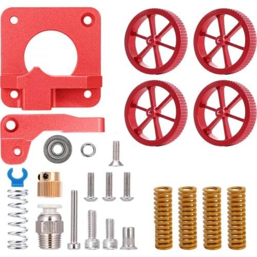3D Printer Kit with Aluminum Ender 3 Extruder Upgraded, Compression Die Springs for Bed Leveling, Metal Hand Twist Leve