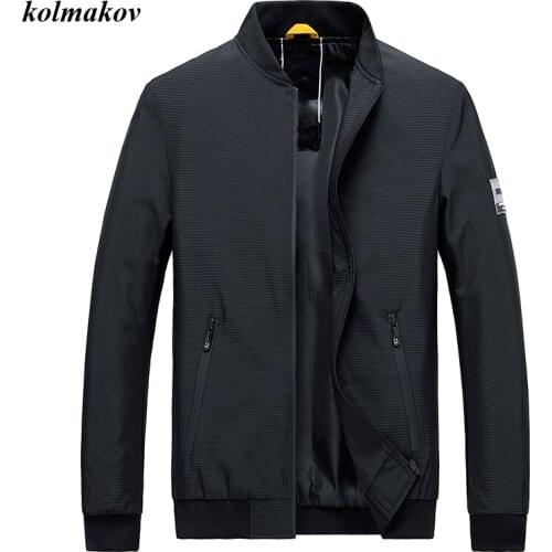 New Arrival Spring Style Men Boutique Jacket High Quality Fashion Casual Solid Baseball Collar Zippers Mens Jacket Ovarcoat