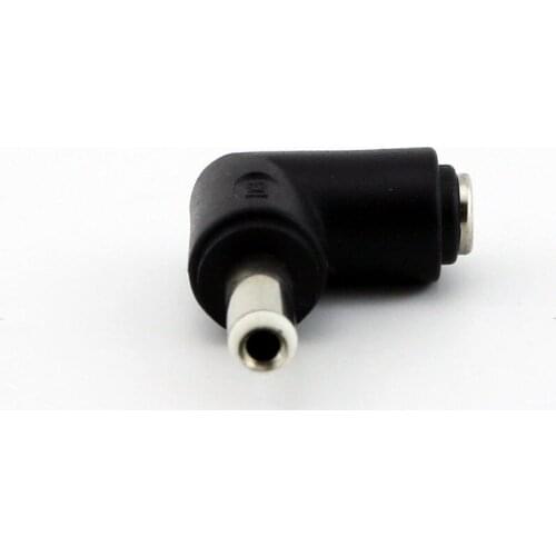 5pcs DC 5.5 x2.1mm Female Jack To 5.5mm x 2.5mm Male Plug 90 Degree Right Angle Power Adapter Connector