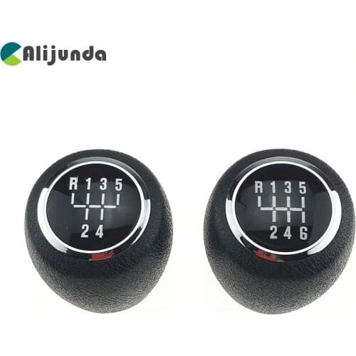 New Black 5 Speed/6 Speed Manual MT Gearbox Gear Knob For Chevrolet Chevy Cruze 2008-2016 Gear Head Auto accessories