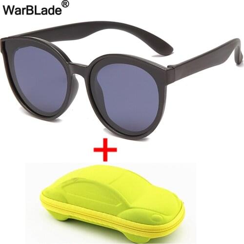WarBlade Fashion Kids Polarized Sunglasses Silicone Safety Children Glasses Boys Girls Baby Shades Eyewear Gafas De Sol UV400
