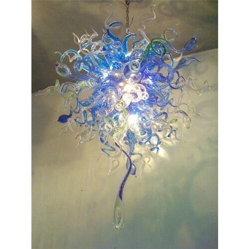 Style Well Designed Energy Saving LED Crystal Blown Glass Pretty Chandelier for Art Decoration