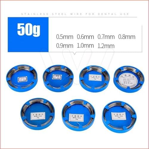 Dental Stainless Steel Wire Orthodontic Surgical Instruments 0.5-1.2mm