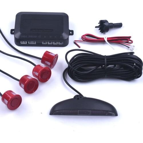 LED Parking Sensor Auto Car Detector Parktronic LED Display with 4 Parking Radar Sensor Reverse Backup Monitor System