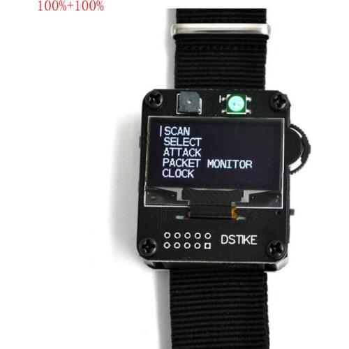 DSTIKE WiFi Deauther Watch Wristband V2 Wearable Esp Watch ESP8266 Development Board Smart Watch DevKit NodeMCU I2-002
