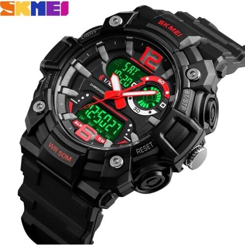 Waterproof Men Sports Watches Luxury Brand Fashion Military Digital Watch LED Electronic Clock Men relogio masculino SKMEI 2019