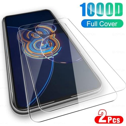 2Pcs Tempered Glass Case For Asus ZenFone 8 Flip Screen Protector Glass For asus zenfone 8 flip 6.67inch Protective Glass Cover