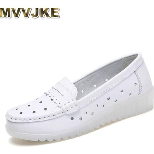 MVVJKEWomen Winter Slip On Short Plush Warm Shoes Woman Soft Loafers Lady Wedge Hollow Out Casual Female Classic Non Slip Shoes
