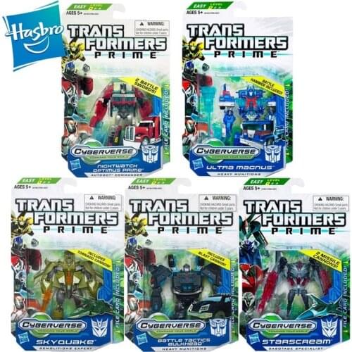 10cm Hasbro Transformers TFP Commander Class Bulkhead Optimus Prime Ultra Magnus Megatron Ironhide Action Figure Model Toy Gift