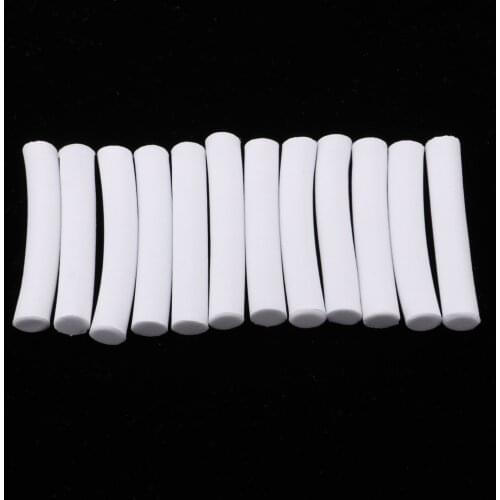 12PCS Carp Fishing Foam Stick Cylinder Float Making Fly Tying Rig White