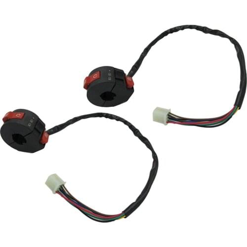 2Pcs 3-Function Left Handlebar Switch 50 70 90 110 125cc ATV Quad 4 Wheeler