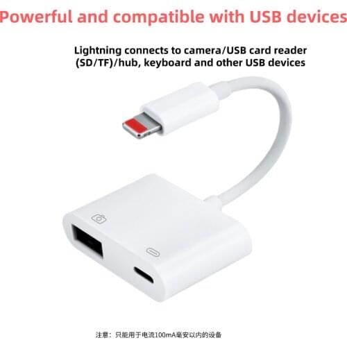 2 in 1 Adapter Network Cable Converter RJ45 Ethernet Converter 100M Network Card Suitable for Mobile Phone 1PCS Converter