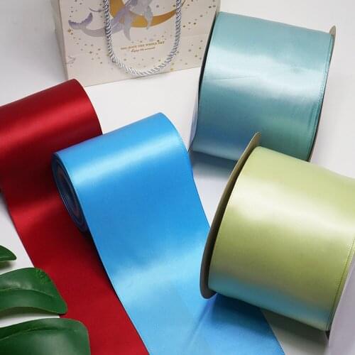 2021 new arrival pure color ribbon 100mm satin 2 yd ribbon 260