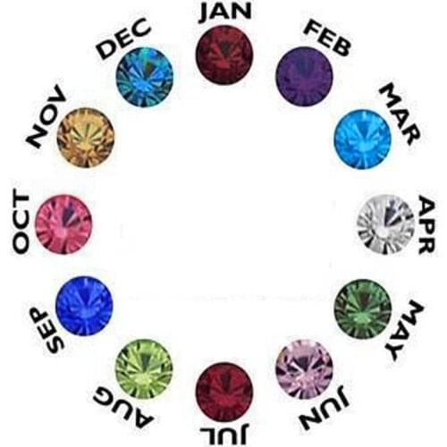 4mm Crystal Birthstone (Jan.-Dec. 200pcs of each month)