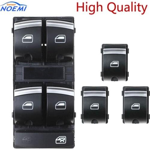 Chrome Master Window Switch Control Button For Audi A3 8P A6 S6 RS6 C6 Q7 2004 2005 2006 2007 2008 2009 2010 2011 4F0959851H