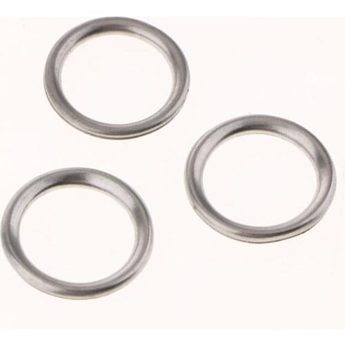 50Pcs 14mm Metal Oil Drain Plug Crush Washer Gaskets For Mitsubishi V5 V6