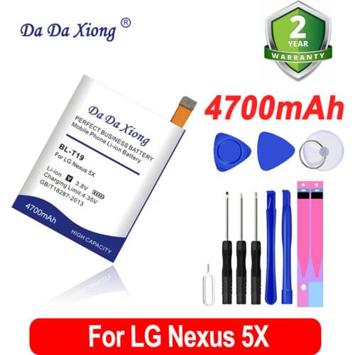 Original Da Da Xiong high capacity 4400mAh BLT19 BL-T19 Battery for LG Nexus 5X H790 H791 H798 Phone battery