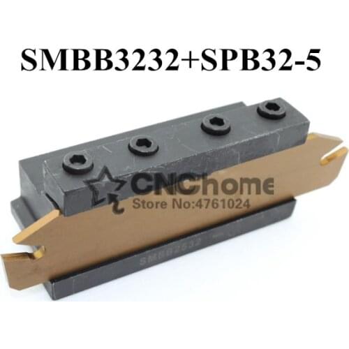 Free delivery of SPB32-5 NC cutter bar and SMBB3232 CNC turret set Lathe Machine cutting Tool Stand Holder For SP500,ZQMX5N11