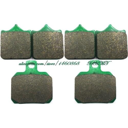 For DERBI 659 MULH ACEN CAFE' 659Angel Nieto Lim. Ed. 2008 Disc Brake Pads Pill Front Rear