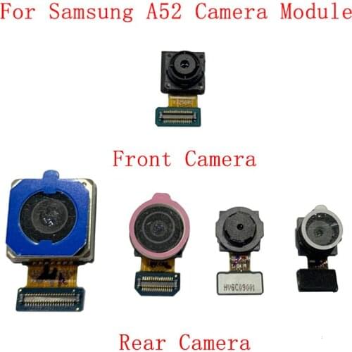 Back Rear Front Camera Flex Cable For Samsung A52 A525 A526 Main Big Small Camera Module Repair Replacement Parts