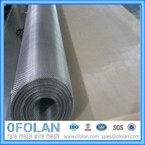 Hotting Sale 500x1000mm Water Treatment Thickening Type Nickel Wire Screen Mesh