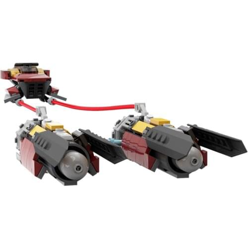 MOC Building Block C5442 Classic Movie Figures Super Speed Airship High-tech Education Idea DIY Bricks Kids Toys Boy Gifts