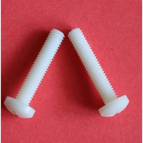 M3x5mm-25mm PA66 Environmental protection nylon screw insulated screw cross round head screw nylon bolt