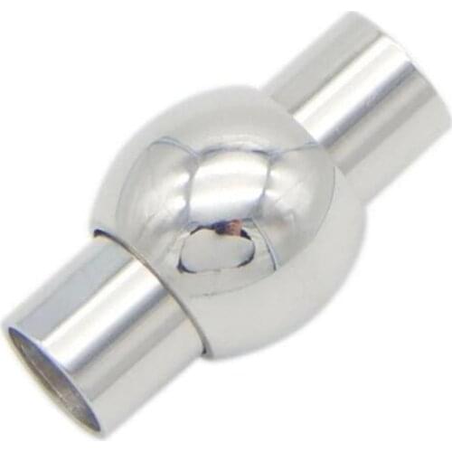 2pcs/lot Stainless Steel Magnetic Clasps Fit 2/3/4/5/6/8mm Leather Cord Bracelet Connectors For DIY Bracelet Necklace Jewelry