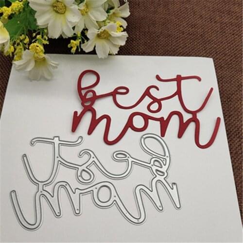 Mothers day Metal Cutting Dies Stencils for DIY Scrapbooking/photo album Decorative Embossing DIY Paper