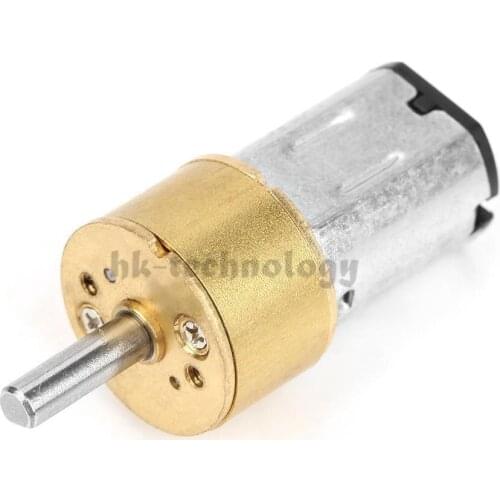 GA14N20 Micro Mini DC Geared Motor 3V 6V 12V Low Speed 15 To 600RPM Adjustable Speed Reversible Dust-Proof DC In DC Motor