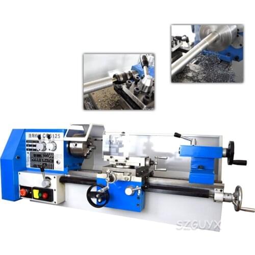 CQ6125 multifunctional high-precision metal lathe/domestic small lathe/woodworking bench lathe/small domestic machine tool