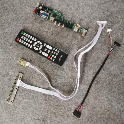 DIY kit panel For LP116WH1/LP116WH2/LP116WH4/LP116WH6 display LCD controller board 1366*768 VGA+USB+AV WLED 60Hz LVDS 40Pin