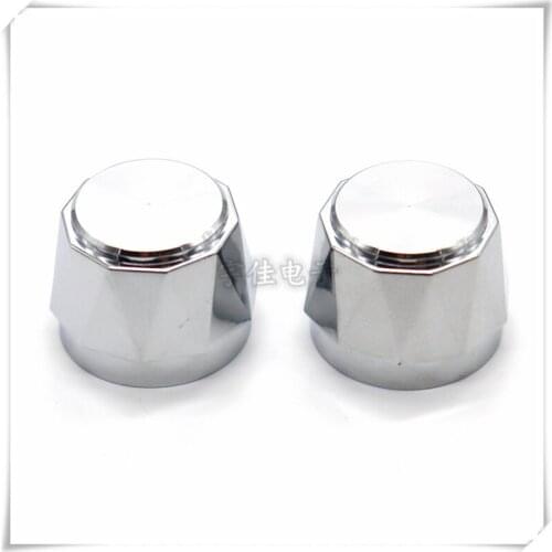 5 Piece 20 * 16mm silver plated plastic knob potentiometer knob flower shaft inner hole 6mm