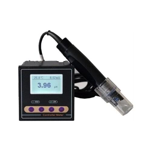 Industrial pH ORP Controller Meter Monitor Digital 0.02pH 1mV Upper Lower Limit Control Alarm PH Tester DHL SHIP Lowest price