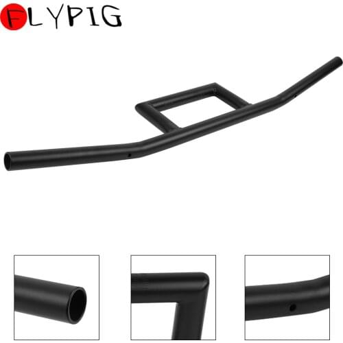 FLYPIG Black Motorcycle Bike 7/8" Window Bars Handlebars For Harley Yamaha Suzuki Honda