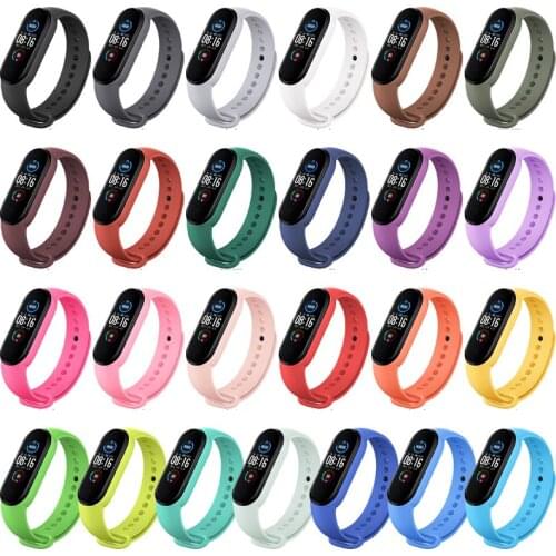 Bracelet for Xiaomi Mi Band 5 4 3 6 Sport Strap Replacement Wristband Mi Band 4 band 5 Wrist Strap for xiaomi Mi Band 6 strap