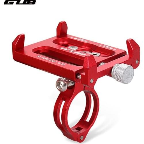GUB Adjustable Universal Bike Phone Mount Stand For 3.5-6.2inch Smartphone Aluminum Bicycle Handlebar Holder Mount Accessories