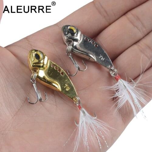 1Pcs Small Metal VIB vibration Bait Spinner Spoon Fishing Lures 5g 7g 10g 13g Jigs Trout Winter Fishing Hard Baits Tackle Pesca