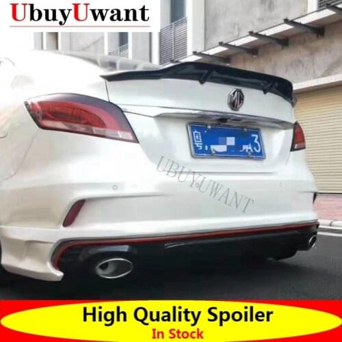 Fit For MG 6 MG6 2017 2018 2019 ABS / Carbon Fiber Exterior Rear Spoiler Tail Trunk Boot Wing Decoration Car Styling