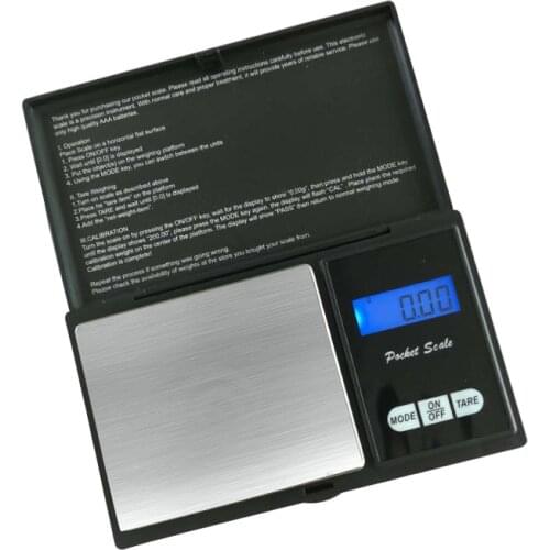 Jewelry Mini Stainless Steel Electronic Scale Digital Pocket Scale Gold Gram Balance Weight Scale Portable Pocket Scale
