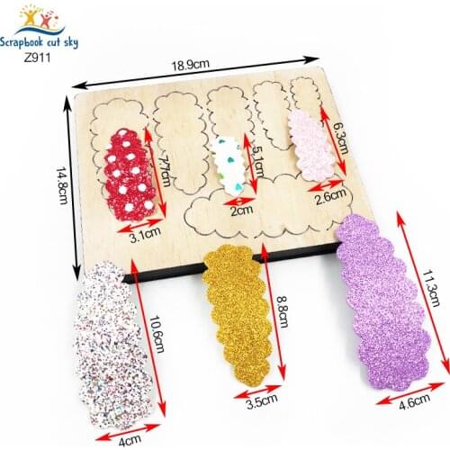 Hairpins DIY Z911 Muyu Wooden Mold Scrapbook Cutting Dies Suitable For Market General Machines
